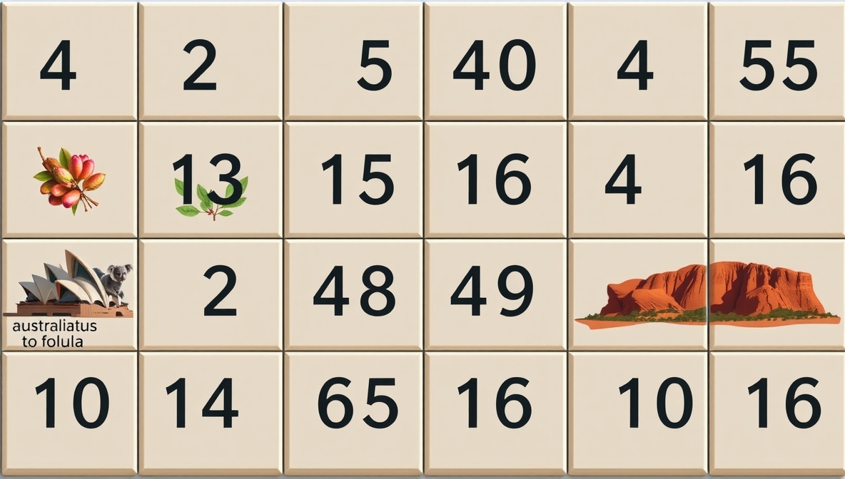 Aussie 2048 Game